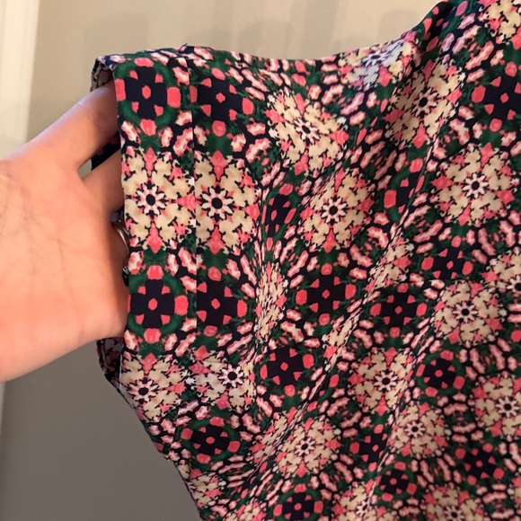 Pink Owl Black and Pink Geometric Women's Top - Picture 7 of 8